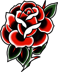 A rose.