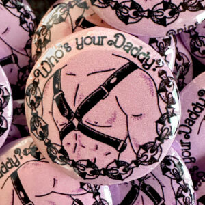 Button Bag Fundraiser for Salem County Pride - Leather Daddy