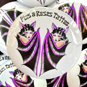 Button Bag Fundraiser for Salem County Women's Services - Bat Girl