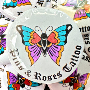 Button Bag Fundraiser for Salem County Women's Services - Butterfly