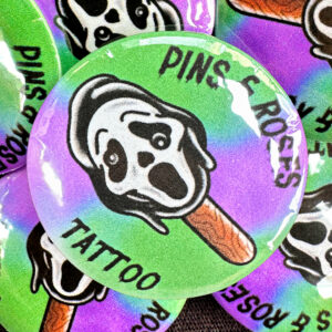 Button Bag Fundraiser for Salem County Women's Services - Ghost Face